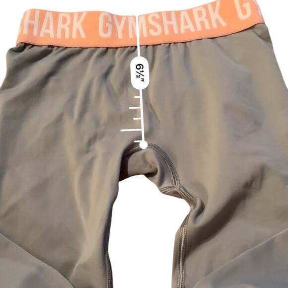 Gymshark Gray & Pink Seamless Flex Fitness Low Rise Capri Leggings Sz XS - Picture 8 of 9